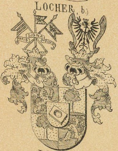 Locher Coat of Arms / Family Crest 1