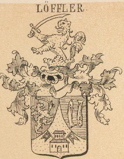 Loffler Coat of Arms / Family Crest 0