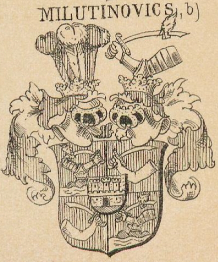 Milutinovics Coat of Arms / Family Crest 1