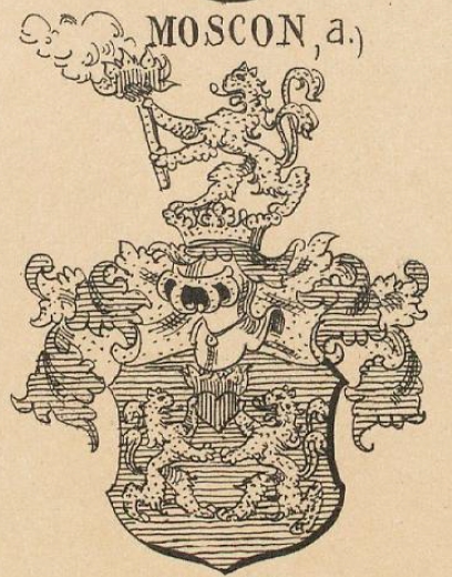 Moscon Coat of Arms / Family Crest 2