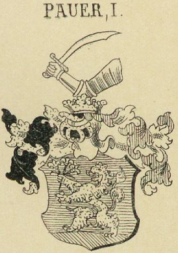 Pauer Coat of Arms / Family Crest 2