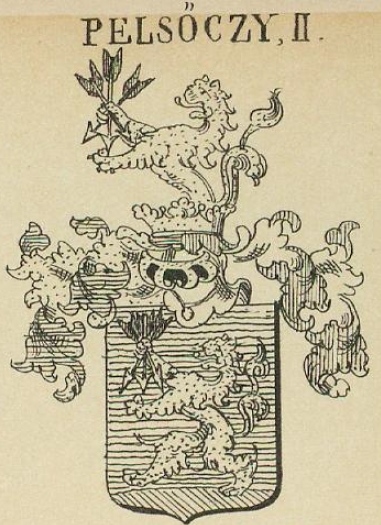 Pelsoczy Coat of Arms / Family Crest 2