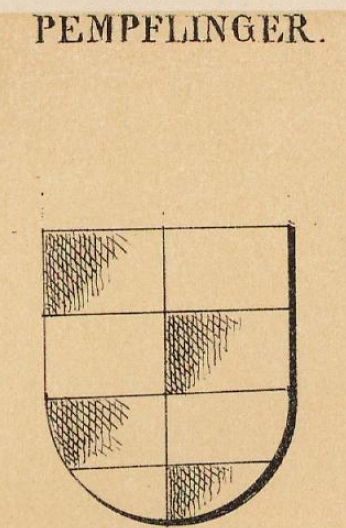 Pempflinger Coat of Arms / Family Crest 1