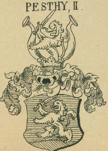 Pesthy Coat of Arms / Family Crest 1