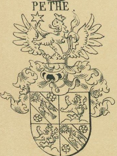 Pethe Coat of Arms / Family Crest 1
