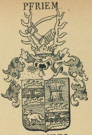 Pfriem Coat of Arms / Family Crest 0