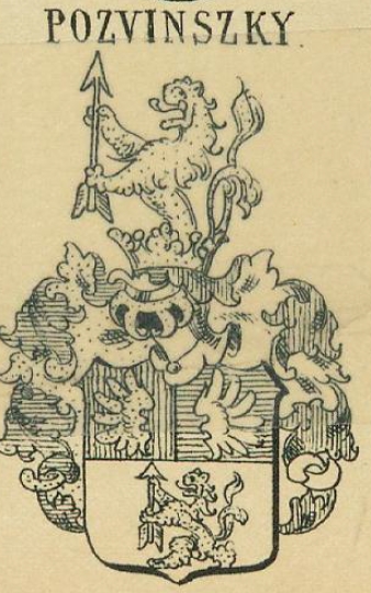 Pozvinszky Coat of Arms / Family Crest 1