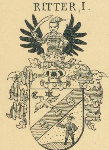Ritter Coat of Arms / Family Crest 12