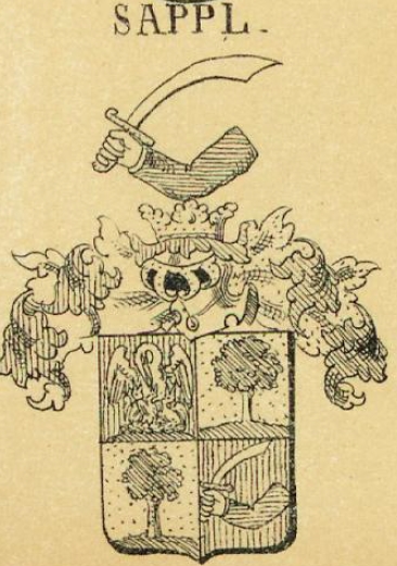 Sappl Coat of Arms / Family Crest 1