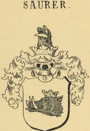 Saurer Coat of Arms / Family Crest 0