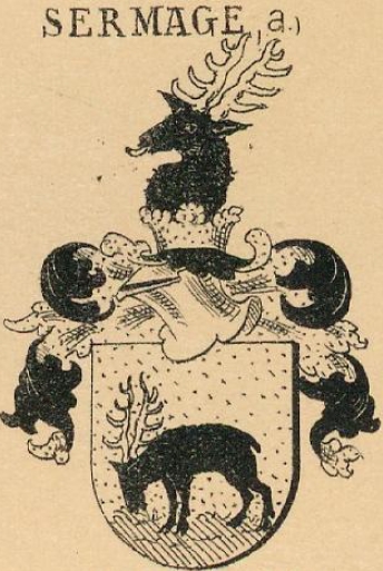 Sermage Coat of Arms / Family Crest 3