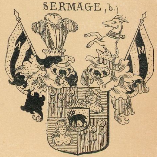 Sermage Coat of Arms / Family Crest 4