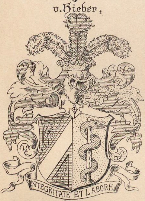 hieber Coat of Arms / Family Crest 2