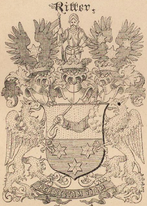 Ritter Coat of Arms / Family Crest 38