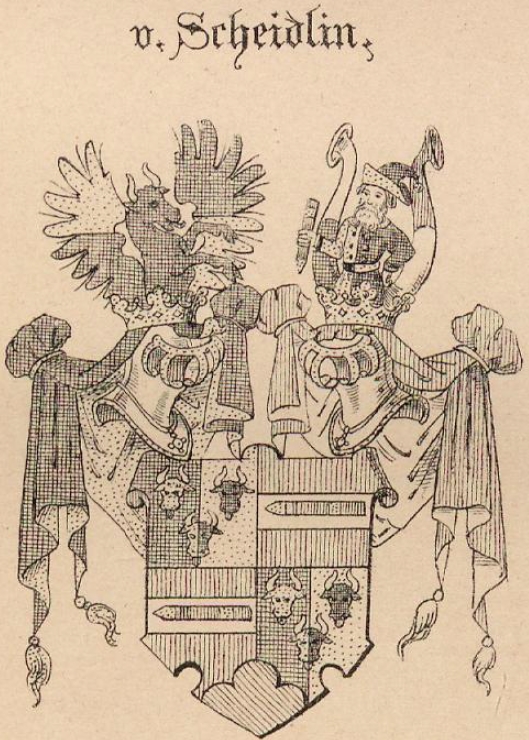scheidlin Coat of Arms / Family Crest 1