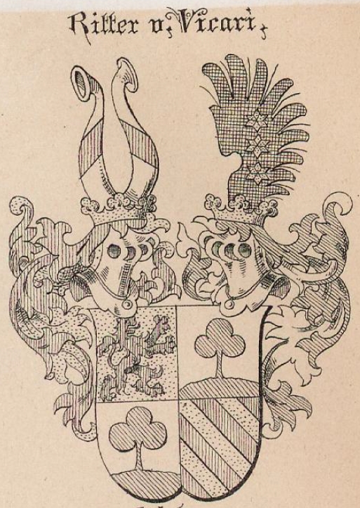 vicari Coat of Arms / Family Crest 2