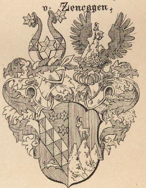zeneggen Coat of Arms / Family Crest 1