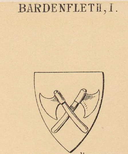 Bardenfleth Coat of Arms / Family Crest 1