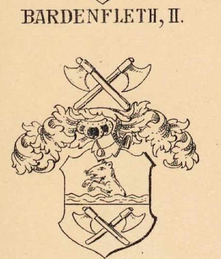 Bardenfleth Coat of Arms / Family Crest 2