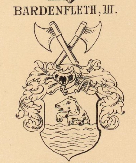 Bardenfleth Coat of Arms / Family Crest 3