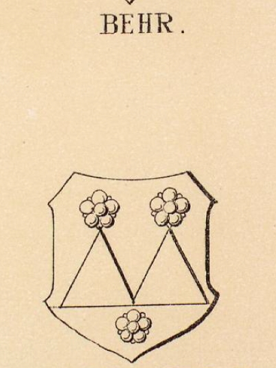 Behr Coat of Arms / Family Crest 4