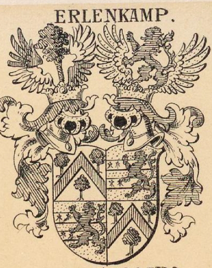 Erlenkamp Coat of Arms / Family Crest 0