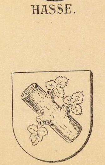 Hasse Coat of Arms / Family Crest 0