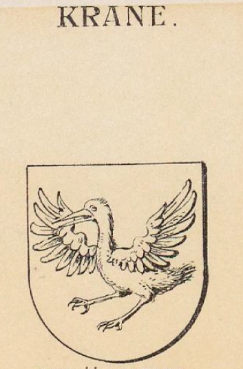 Krane Coat of Arms / Family Crest 0