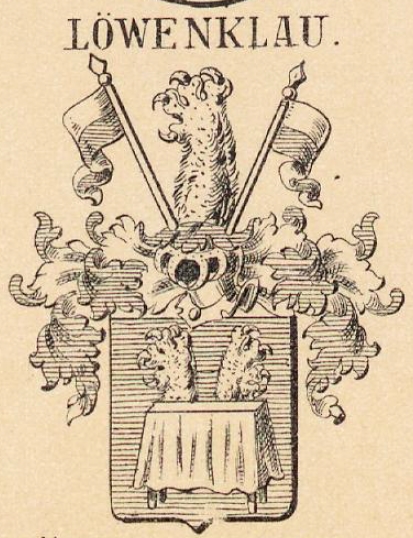 Lowenklau Coat of Arms / Family Crest 1