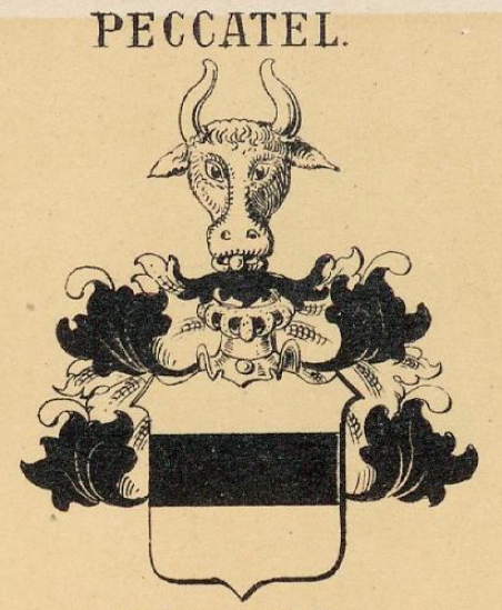 Peccatel Coat of Arms / Family Crest 1