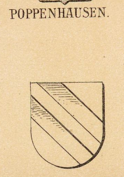 Poppenhausen Coat of Arms / Family Crest 0