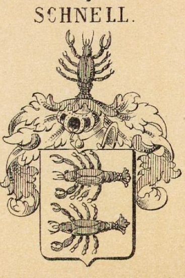 Schnell Coat of Arms / Family Crest 1