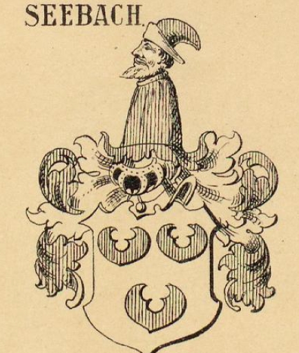 Seebach Coat of Arms / Family Crest 1