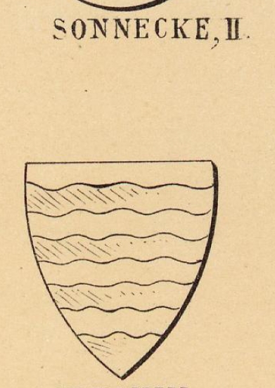 Sonnecke Coat of Arms / Family Crest 1