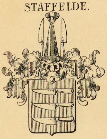 Staffelde Coat of Arms / Family Crest 1