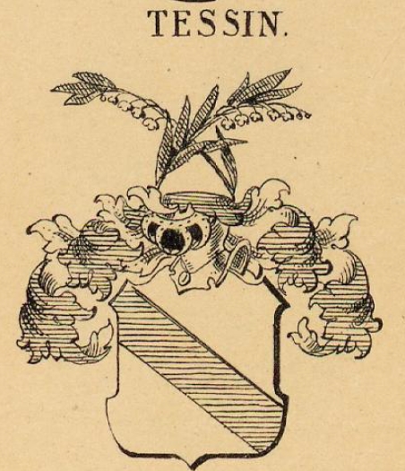 Tessin Coat of Arms / Family Crest 0