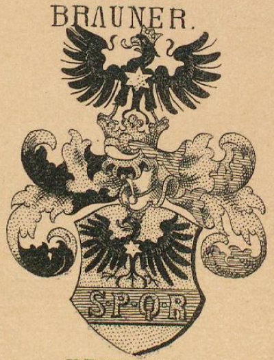 Brauner Coat of Arms / Family Crest 1