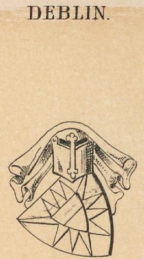 Deblin Coat of Arms / Family Crest 2
