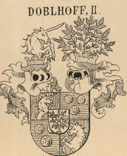 Doblhoff Coat of Arms / Family Crest 1