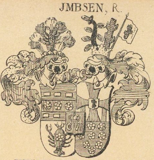 Imbsen Coat of Arms / Family Crest 4