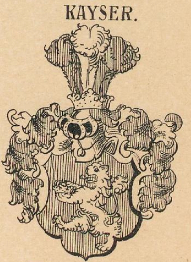 Kayser Coat of Arms / Family Crest 7