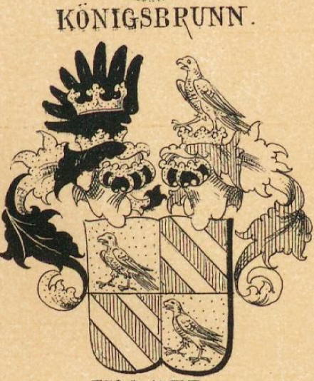 Konigsbrunn Coat of Arms / Family Crest 2