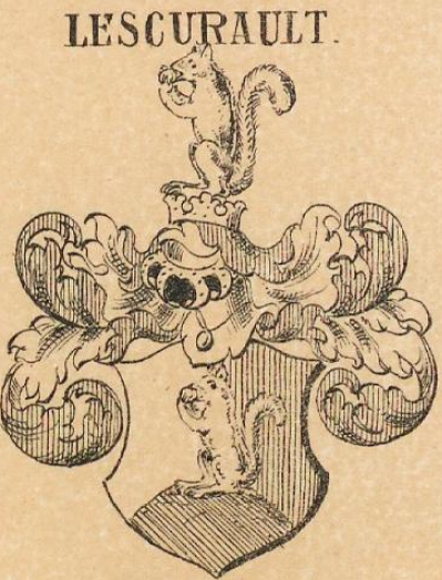 Lescurault Coat of Arms / Family Crest 1