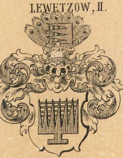 Lewetzow Coat of Arms / Family Crest 2