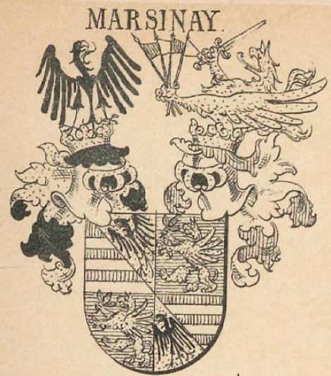 Marsinay Coat of Arms / Family Crest 2