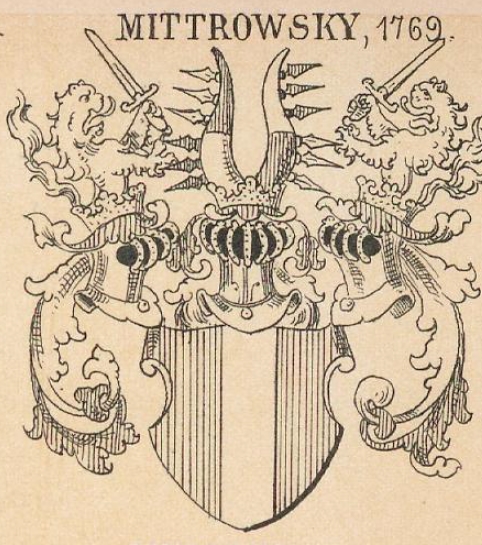 Mittrowsky Coat of Arms / Family Crest 6