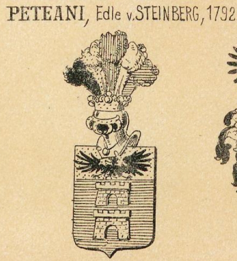 Peteani Coat of Arms / Family Crest 2