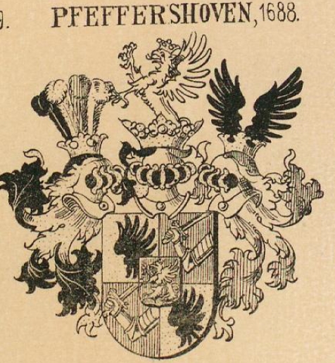 Pfeffershoven Coat of Arms / Family Crest 2