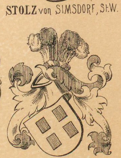 Stolz Coat of Arms / Family Crest 2