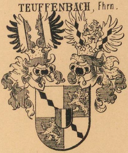 teuffenbach Coat of Arms / Family Crest 3